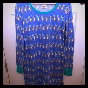 Reindeer pajamas nightgown - really soft
